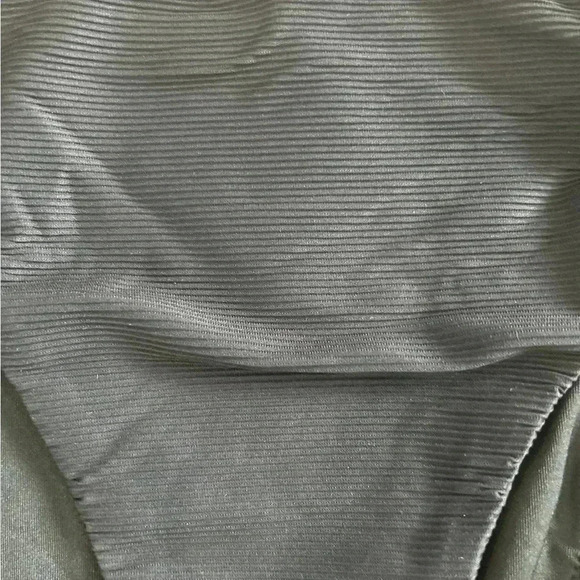 New with tags j crew black Ribbed high-rise cheeky bikini bottom - Picture 2 of 5